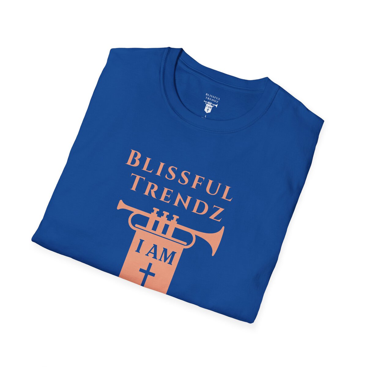 Blissful Trendz - I AM - Banners For The Battle - Raised For The Nations - PCH - Unisex Softstyle T-Shirt - Image 27