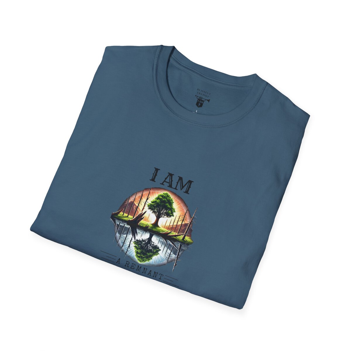 I AM A Remnant Rising - Tree - Unisex Softstyle T-Shirt - Image 39