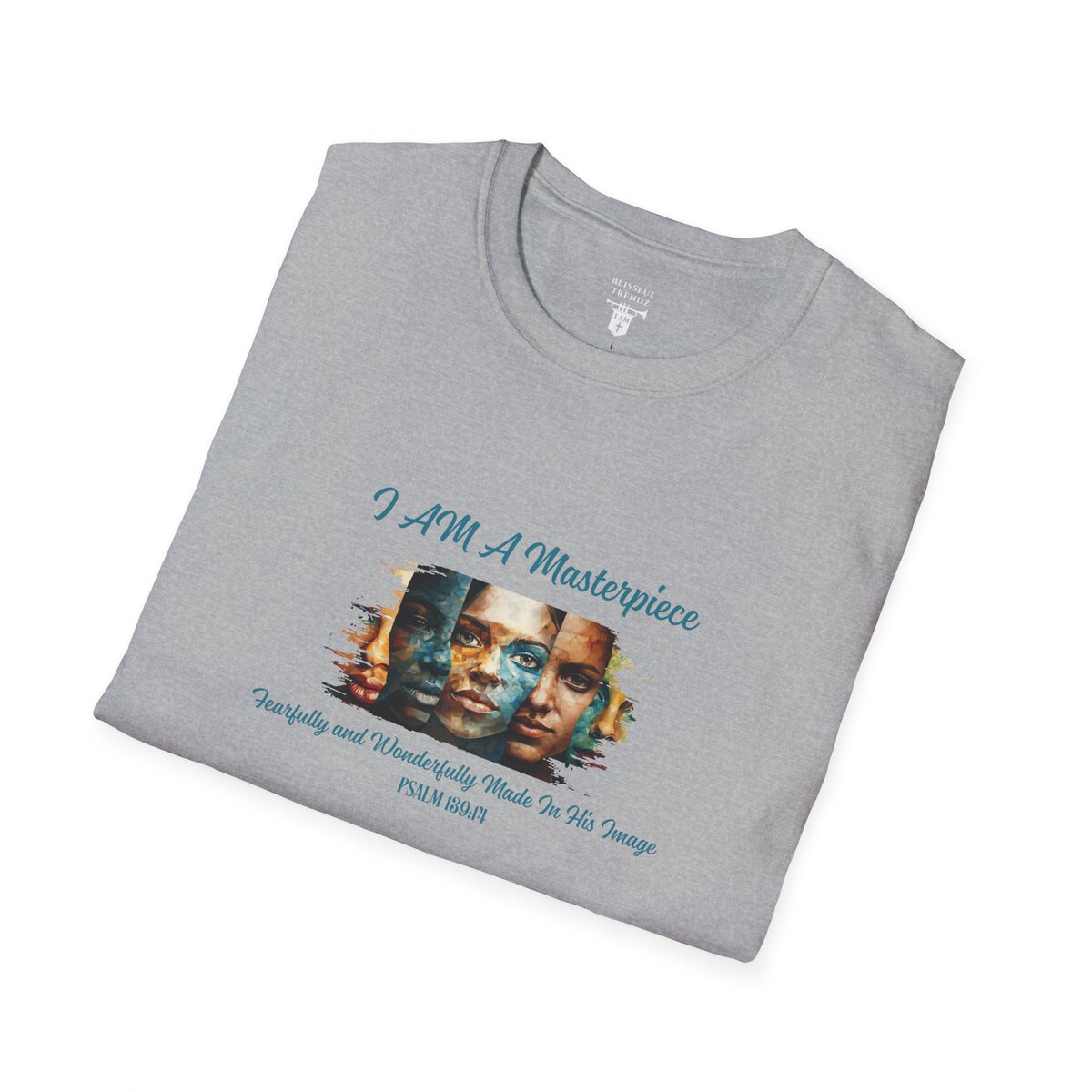 I AM A Masterpiece - Fearfully and Wonderfully Made In His Image - PSALM 139:14 - Unisex Softstyle T-Shirt - Image 39