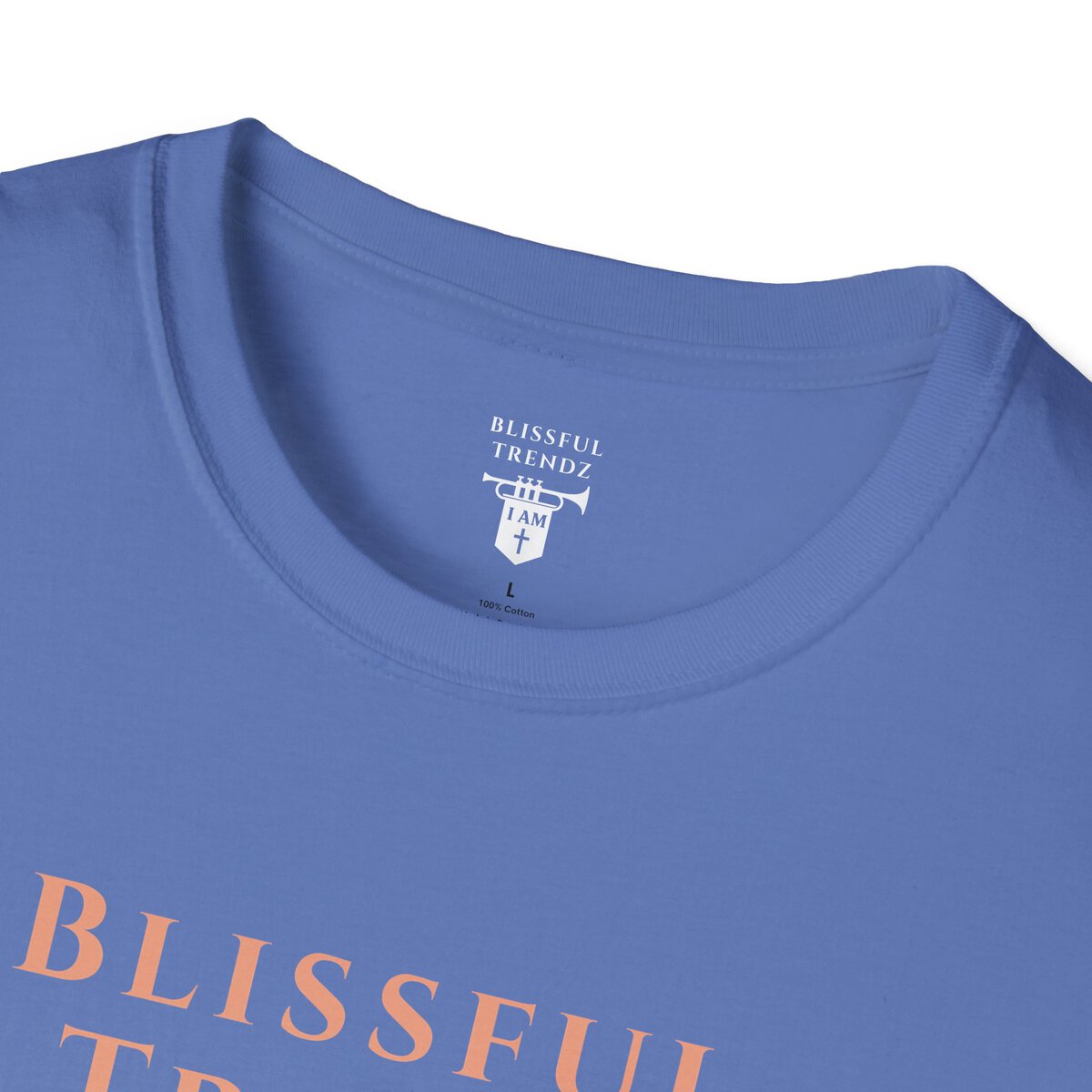 Blissful Trendz - I AM - Banners For The Battle - Raised For The Nations - PCH - Unisex Softstyle T-Shirt - Image 17