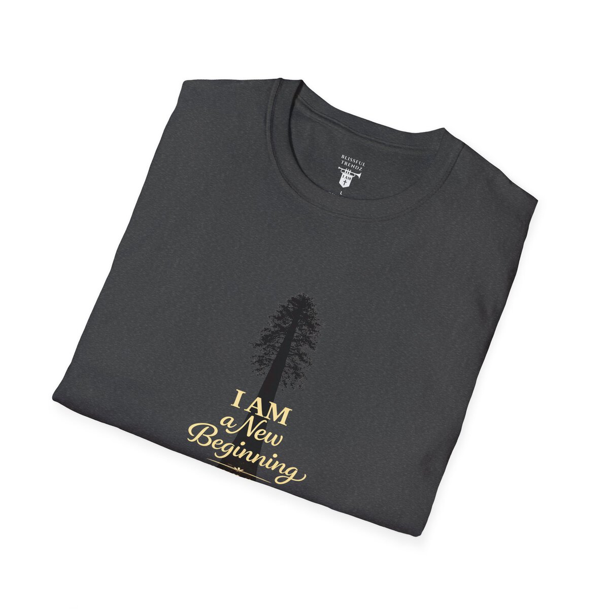 I Am a New Beginning - ISAIAH 43:19 - Sequoia Tree - Unisex Softstyle T-Shirt - Image 18