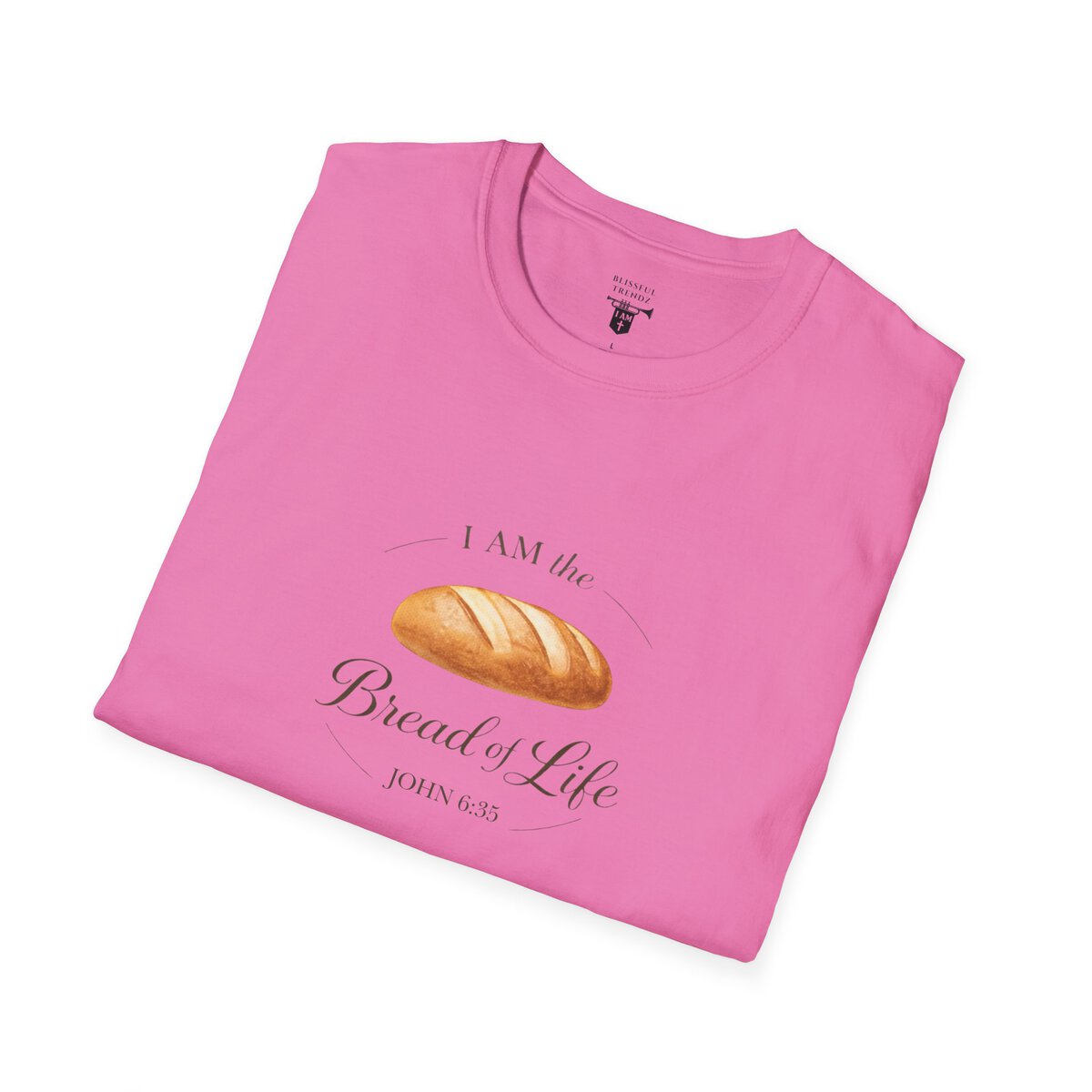 I AM the Bread of Life - JOHN 6:35 - Unisex Softstyle T-Shirt - Image 42