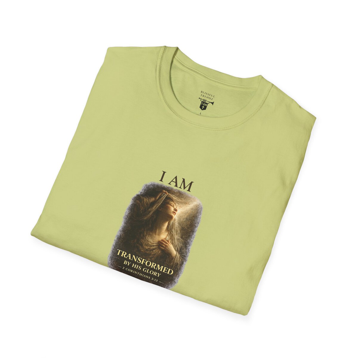 I AM Transformed By His Glory - 2 CORINTHIANS 3:18 - Veil Lifted - Unisex Softstyle T-Shirt - Image 15
