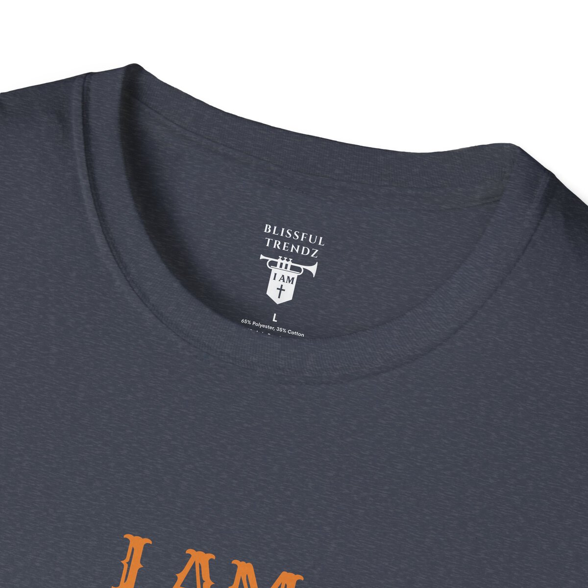 I AM Sealed By The Holy Spirit - Shield w/Cross - Unisex Softstyle T-Shirt - Image 29