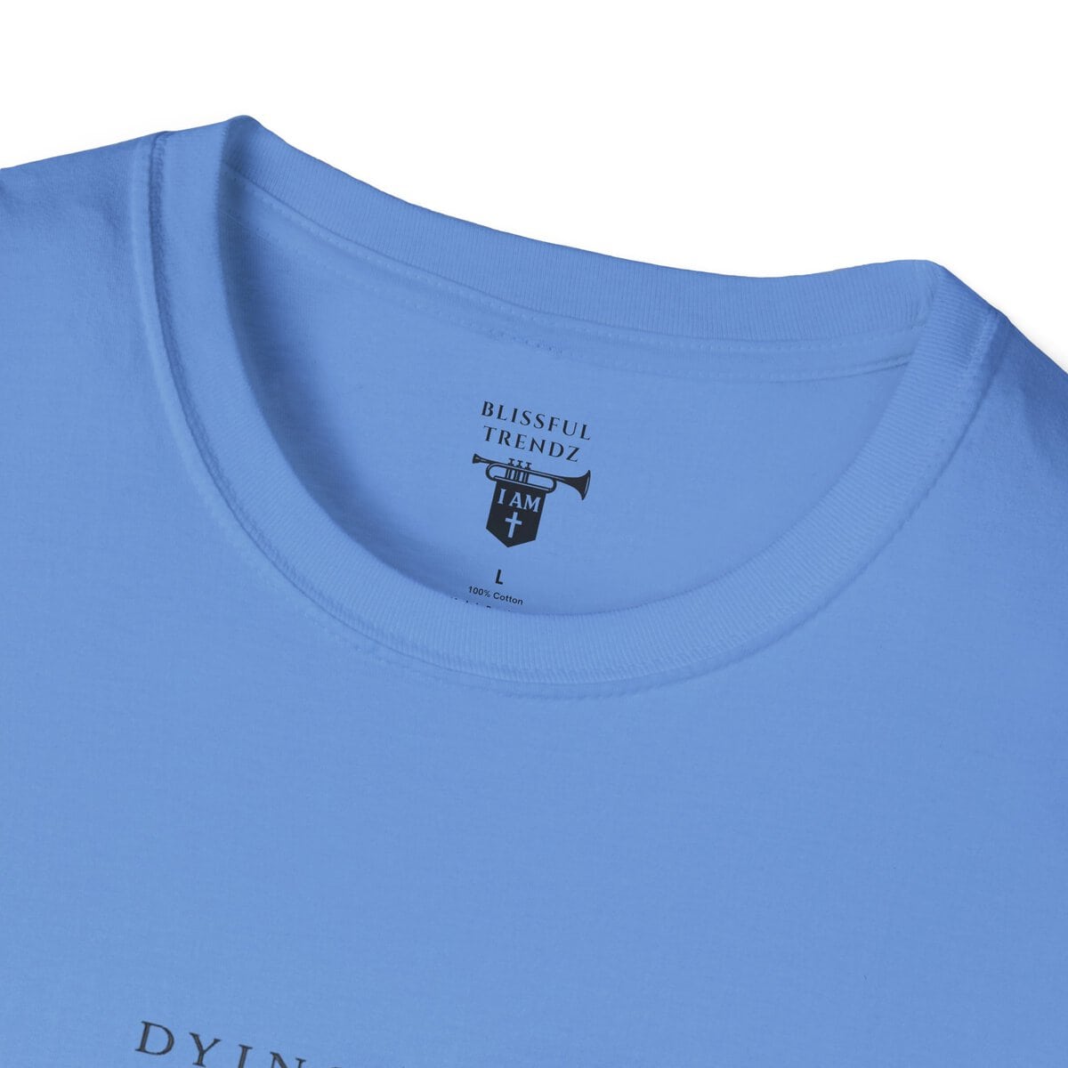 DYING DAILY - LIVING FULLY - LUKE 9:23 - TYPOGRAPHY - Unisex Softstyle T-Shirt - Image 35