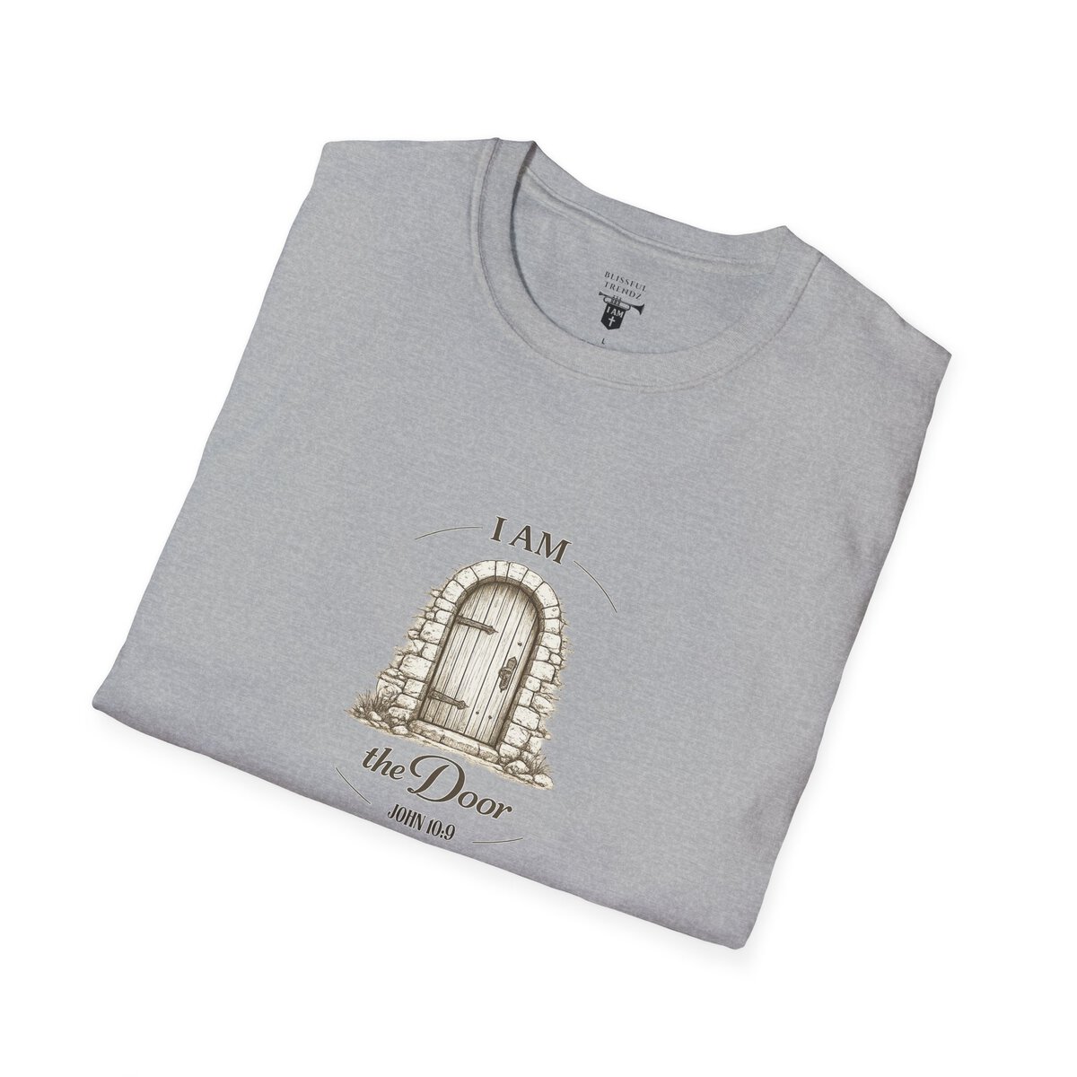I AM the Door - JOHN 10:9 - Unisex Softstyle T-Shirt - Image 12