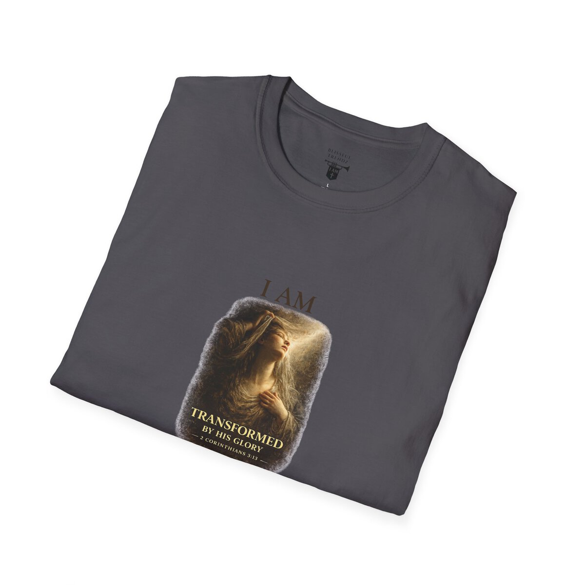 I AM Transformed By His Glory - 2 CORINTHIANS 3:18 - Veil Lifted - Unisex Softstyle T-Shirt - Image 33
