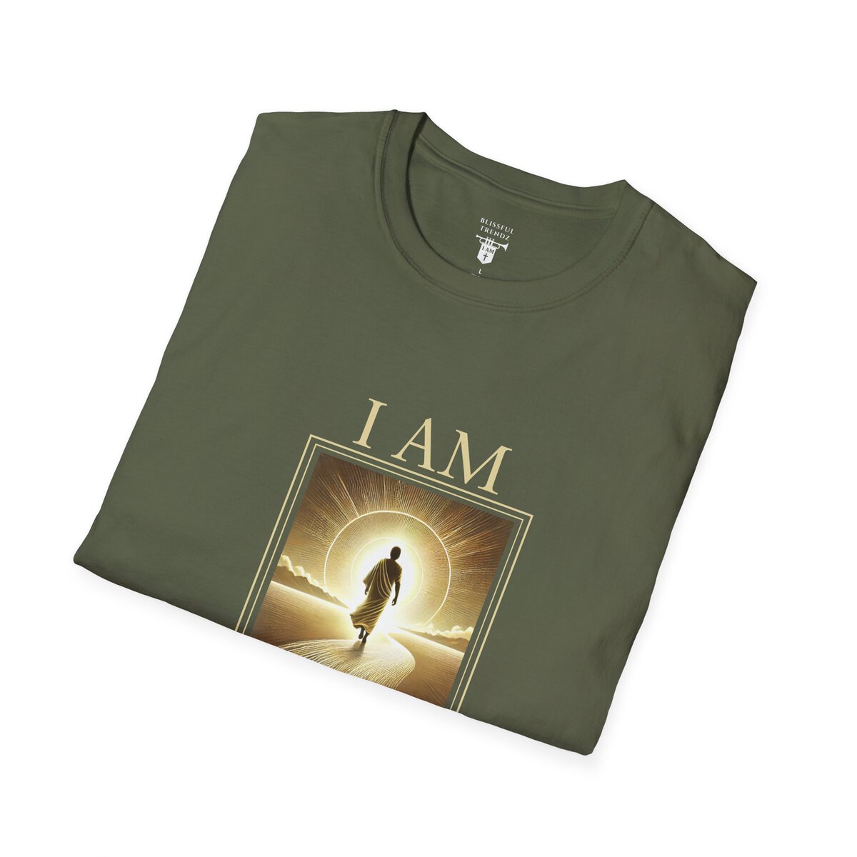I AM Walking In Resurrection Power - Golden Path - Unisex Softstyle T-Shirt - Image 12