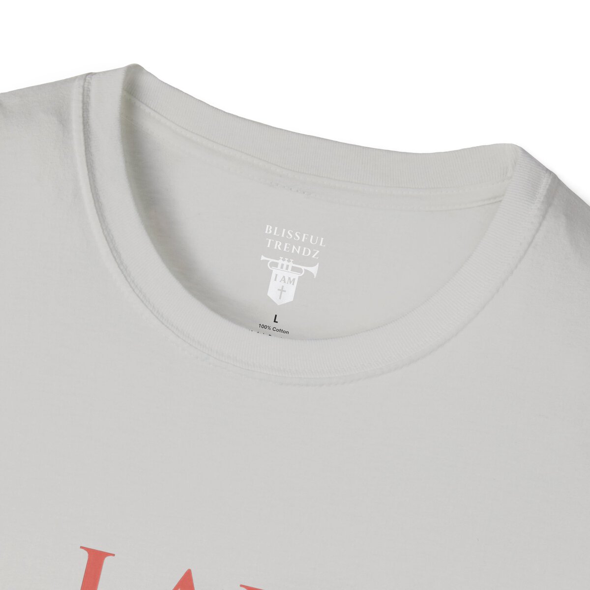 I AM Living a Christlike Life - 1 John 2:6 - Olive Branch - Unisex Softstyle T-Shirt - Image 11