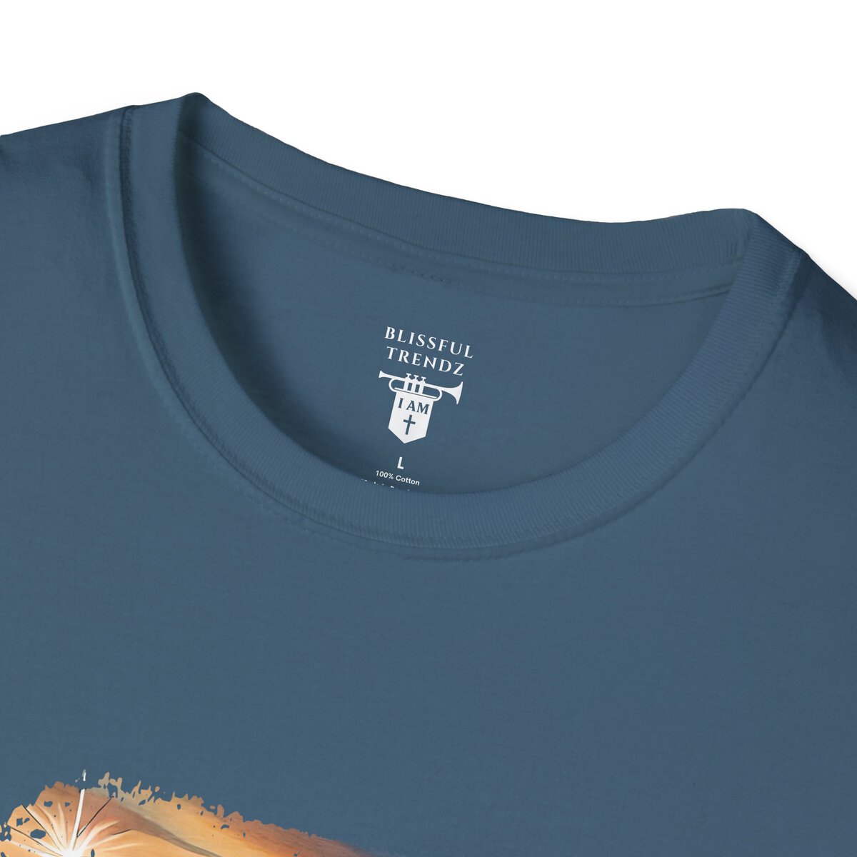 My Passion is My Path to My Soul - Compass with Heart - Unisex Softstyle T-Shirt - Image 29