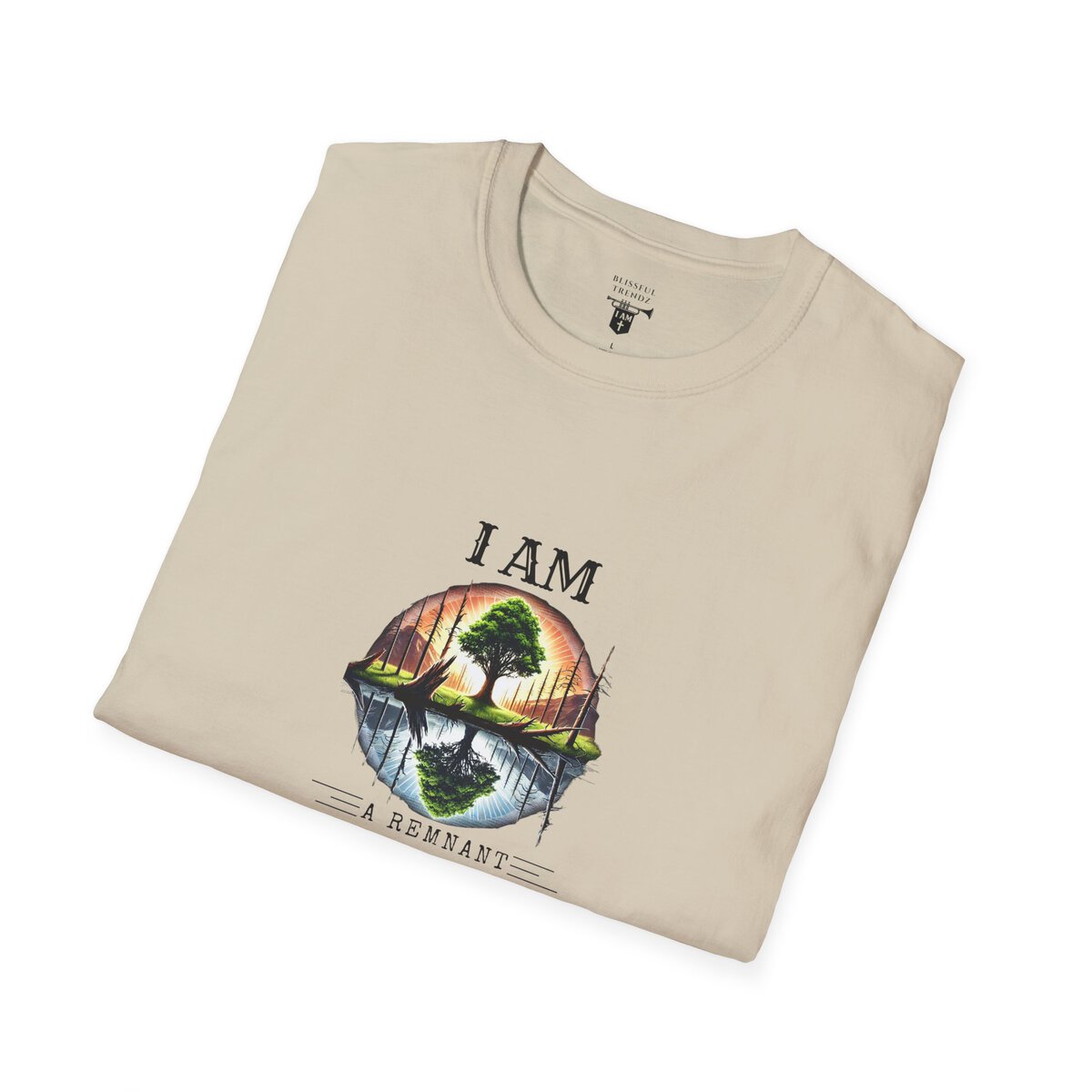 I AM A Remnant Rising - Tree - Unisex Softstyle T-Shirt - Image 9