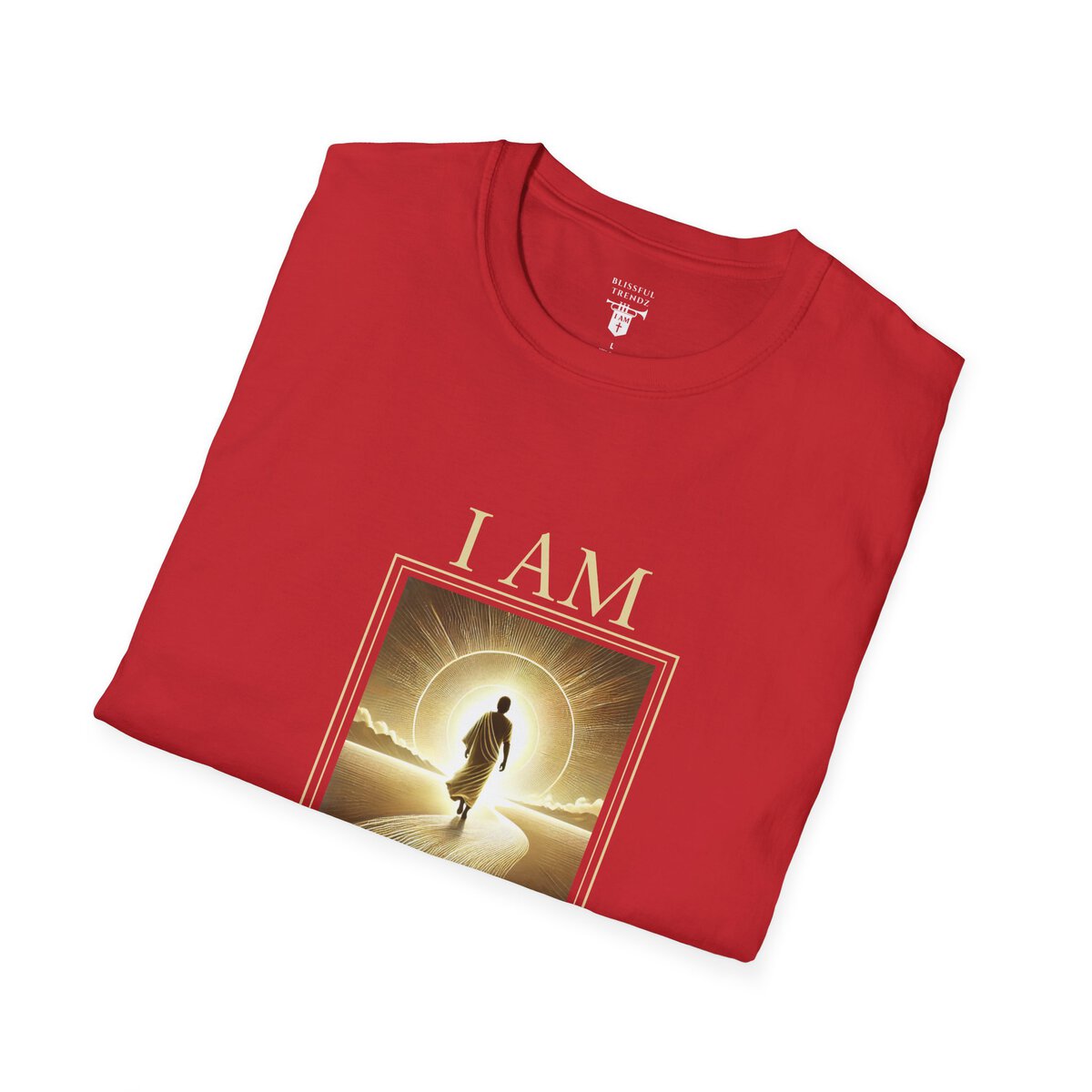 I AM Walking In Resurrection Power - Golden Path - Unisex Softstyle T-Shirt - Image 24