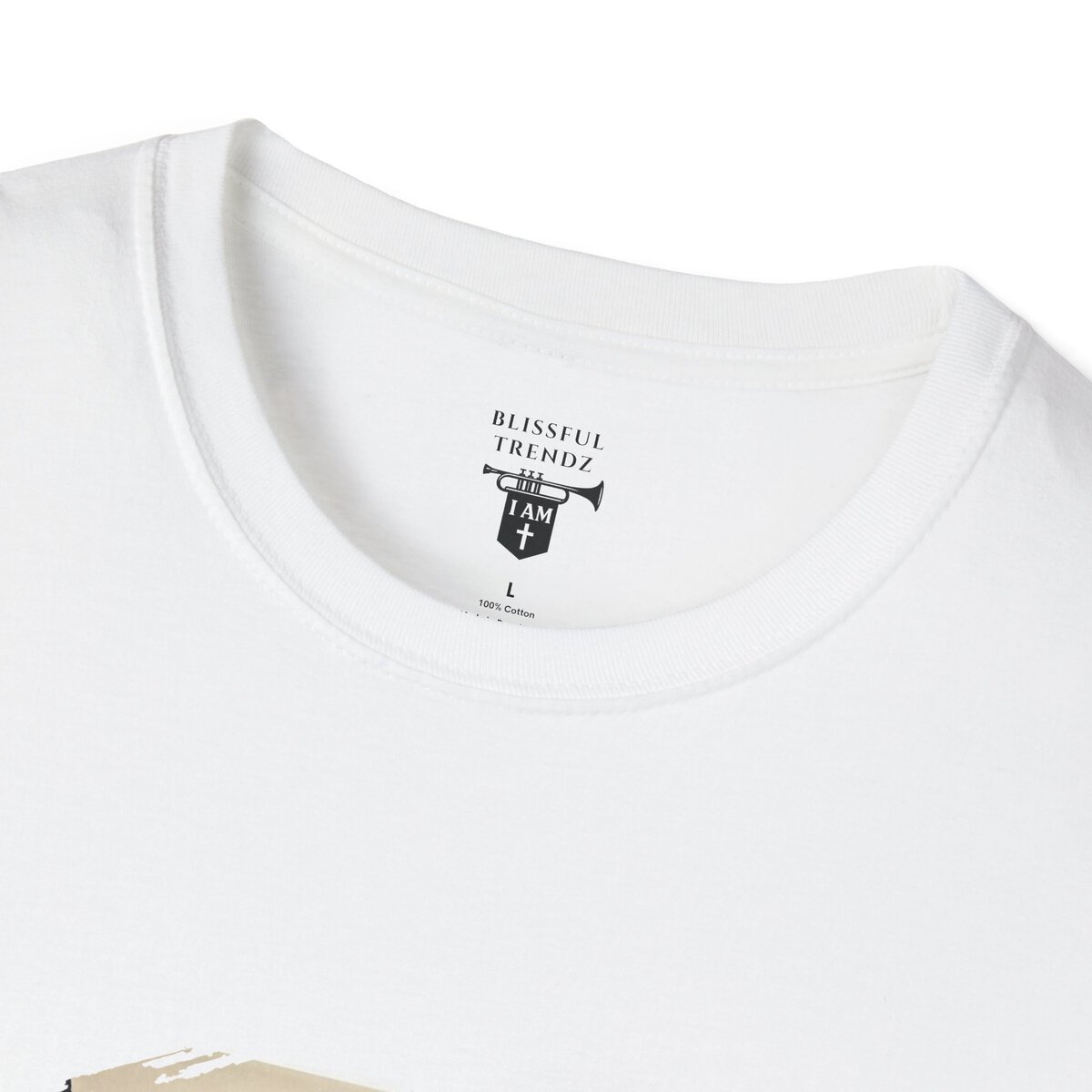 I AM Sustained By HIS Breath - JOB 33:4 - Unisex Softstyle T-Shirt - Image 5