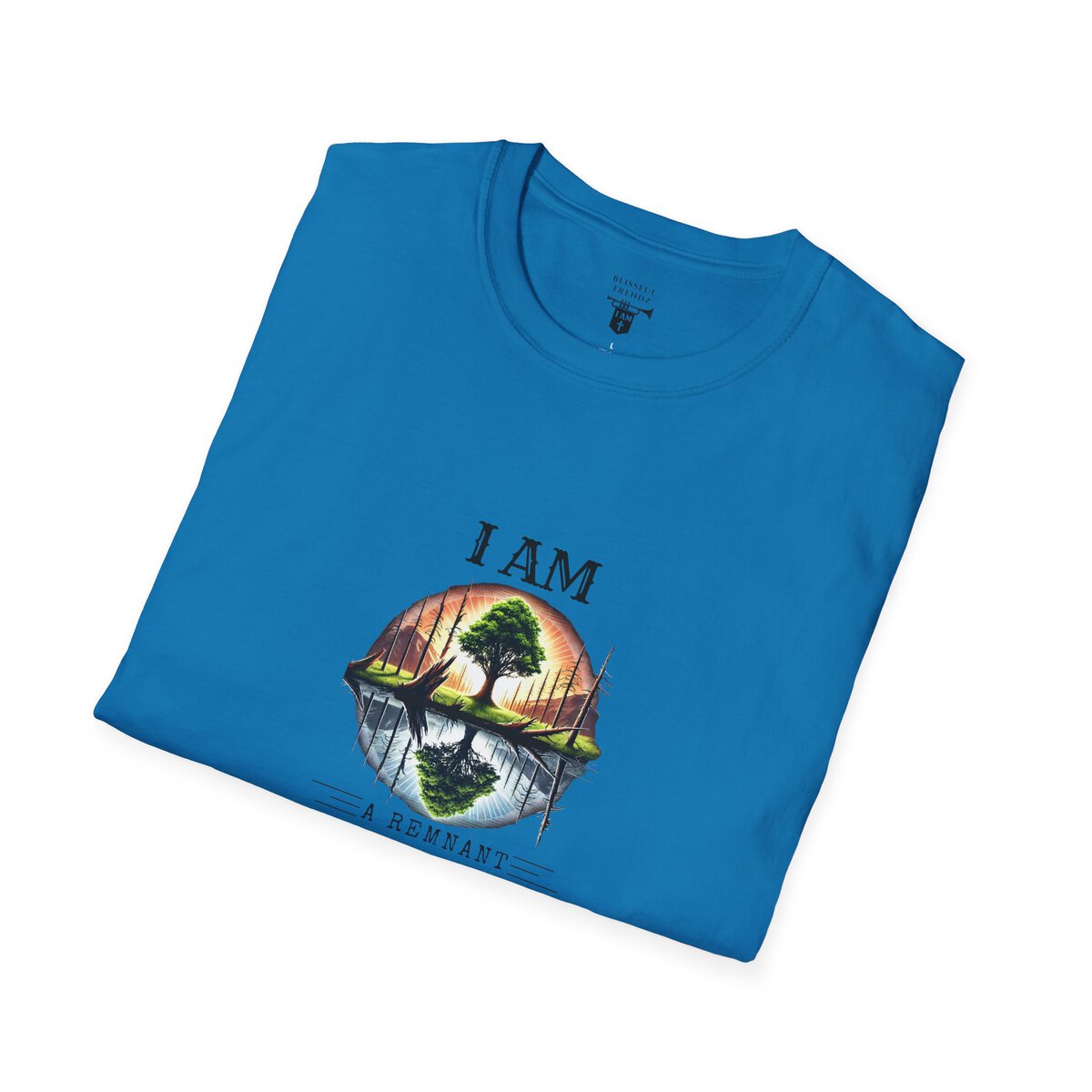 I AM A Remnant Rising - Tree - Unisex Softstyle T-Shirt - Image 42