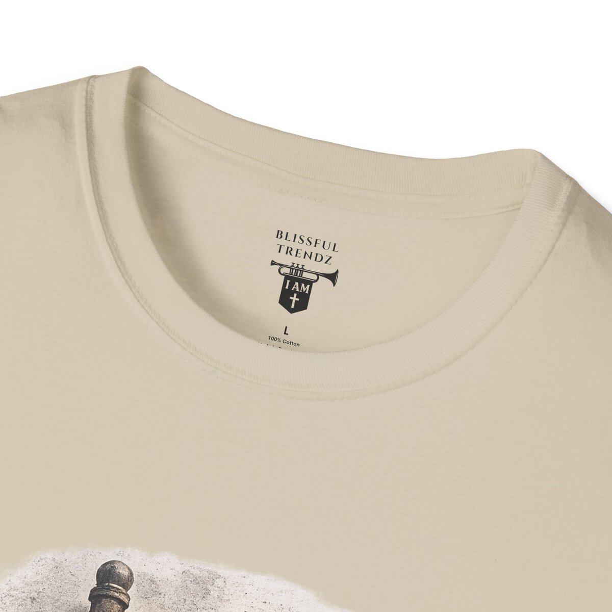 THE WAY - I AM WALKING WITH THEE DAILY - GALATIANS 5:25 - MNCHRM - Unisex Softstyle T-Shirt - Image 5