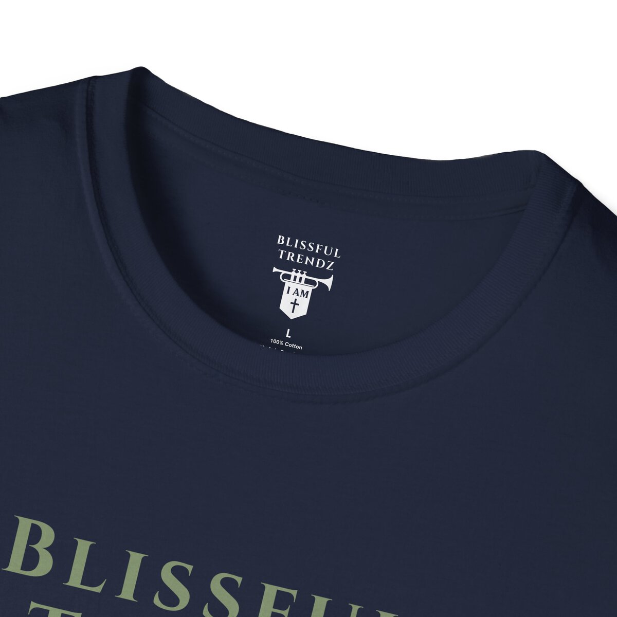 Blissful Trendz - I AM - Banners For The Battle - Raised For The Nations - SGE - Unisex Softstyle T-Shirt - Image 29