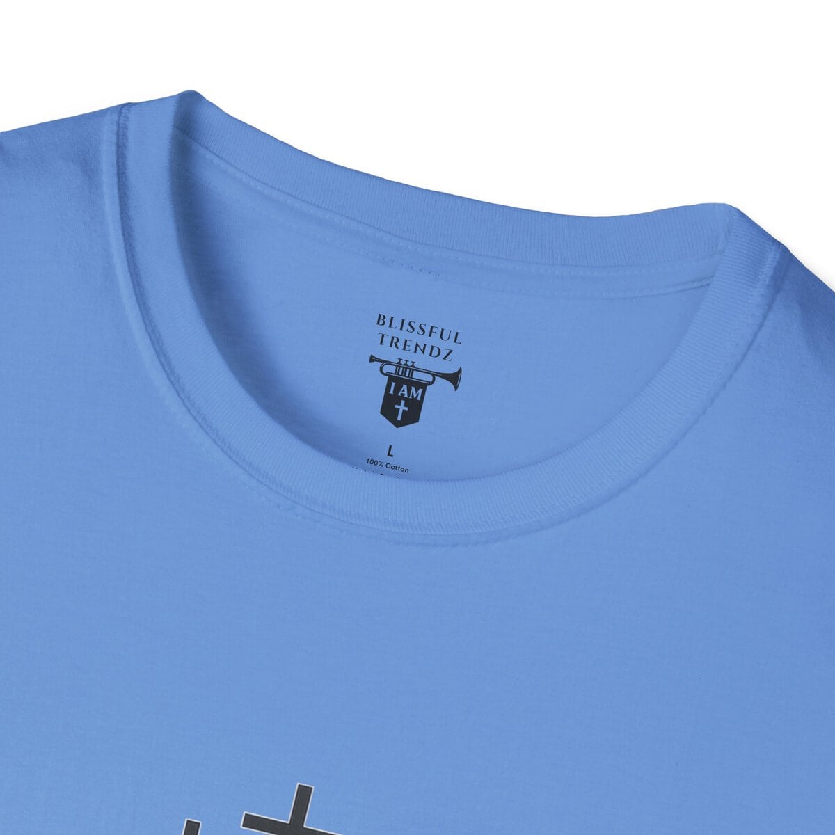 I AM Walking the Narrow Road - 1 JOHN 2:6 - Cross - BLK - Unisex Softstyle T-Shirt - Image 32