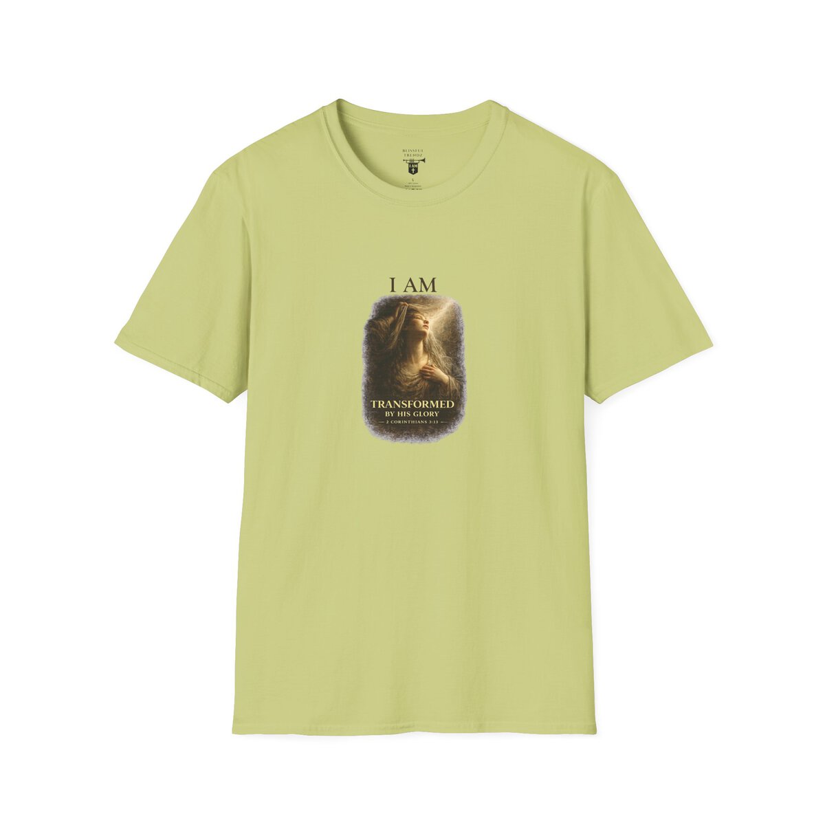 I AM Transformed By His Glory - 2 CORINTHIANS 3:18 - Veil Lifted - Unisex Softstyle T-Shirt - Image 13
