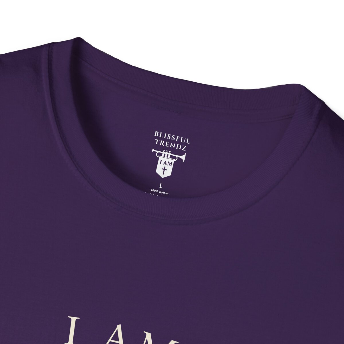I AM Walking In Resurrection Power - Cross with Footprints - Unisex Softstyle T-Shirt - Image 17