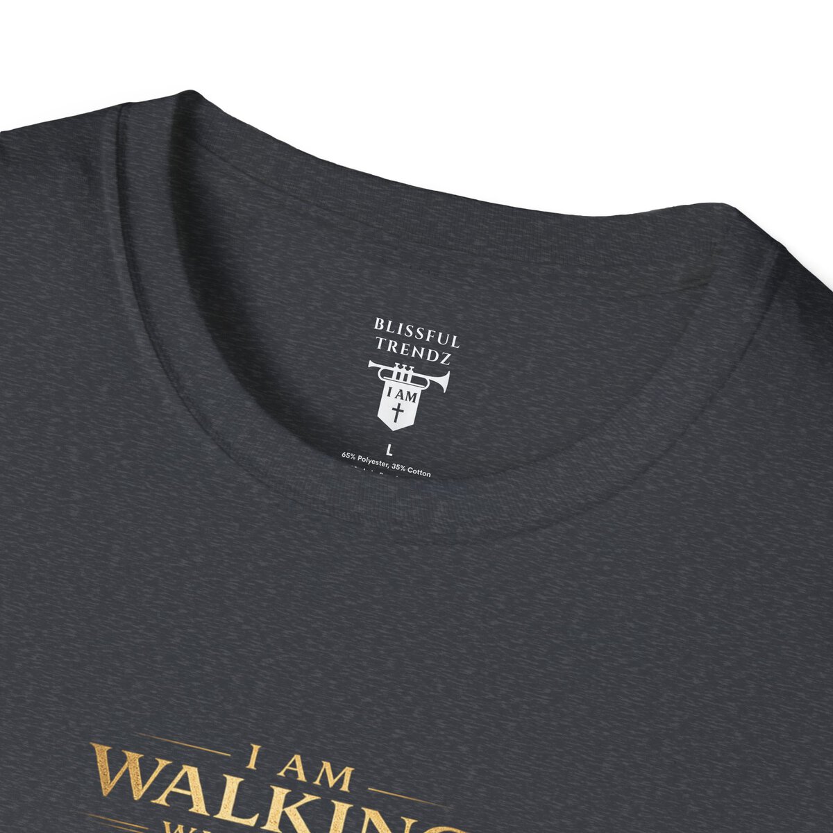 I AM WALKING WITH THEE DAILY - PSALM 119:105 - LANTERN - Unisex Softstyle T-Shirt - Image 29