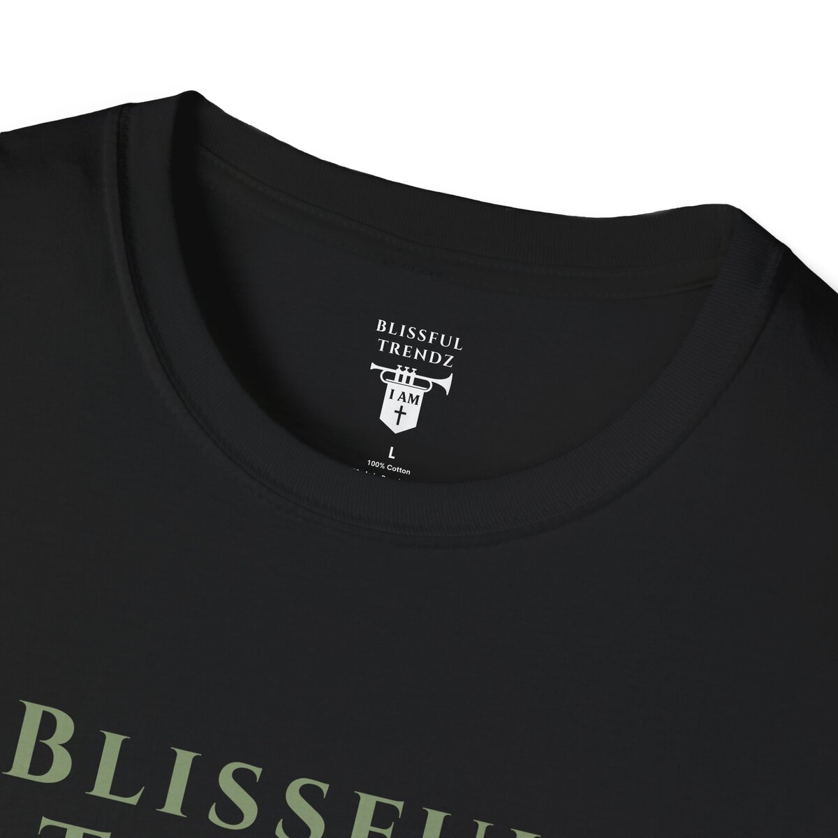 Blissful Trendz - I AM - Banners For The Battle - Raised For The Nations - SGE - Unisex Softstyle T-Shirt - Image 8