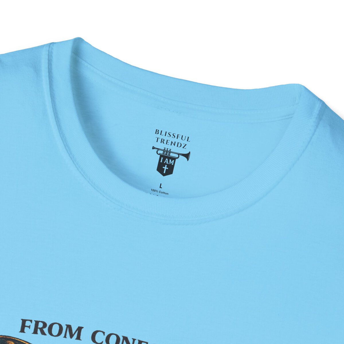 FROM CONFORMITY TO CHRIST - ROMANS 12:2 - BUTTERFLY - Unisex Softstyle T-Shirt - Image 35