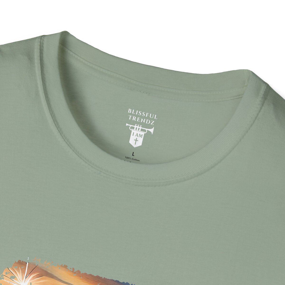 My Passion is My Path to My Soul - Compass with Heart - Unisex Softstyle T-Shirt - Image 20