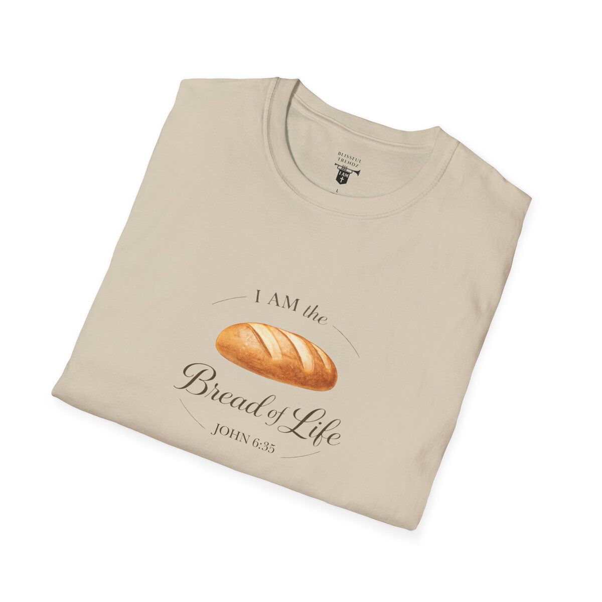 I AM the Bread of Life - JOHN 6:35 - Unisex Softstyle T-Shirt - Image 12