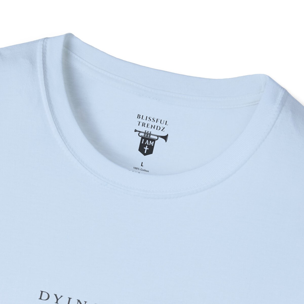 DYING DAILY - LIVING FULLY - LUKE 9:23 - TYPOGRAPHY - Unisex Softstyle T-Shirt - Image 32