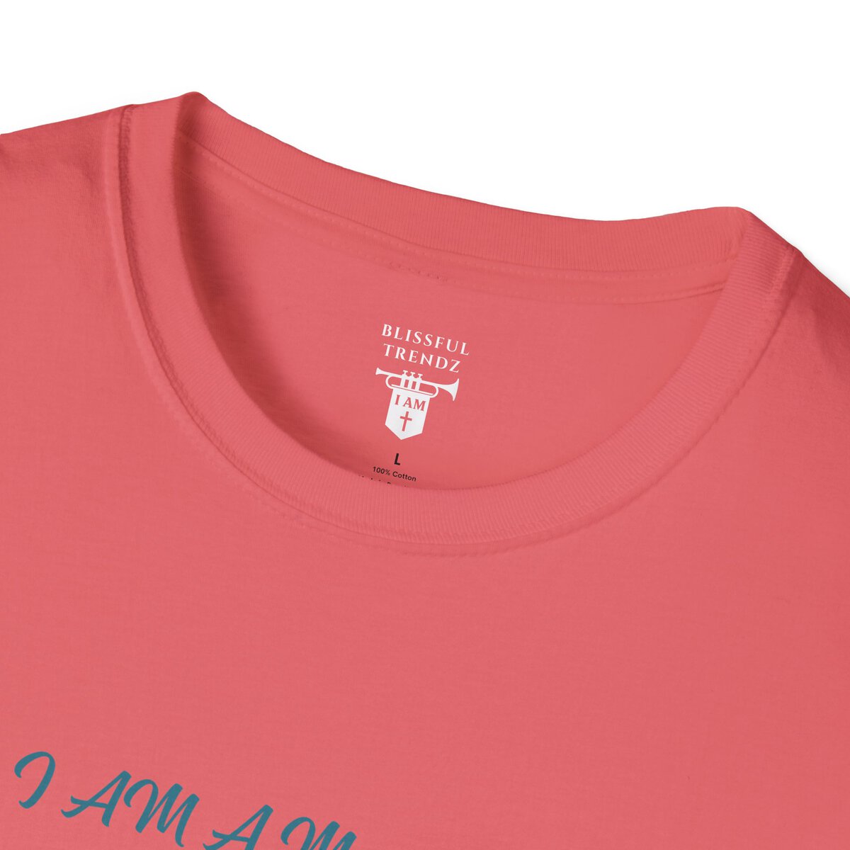 I AM A Masterpiece - Fearfully and Wonderfully Made In His Image - PSALM 139:14 - Unisex Softstyle T-Shirt - Image 2