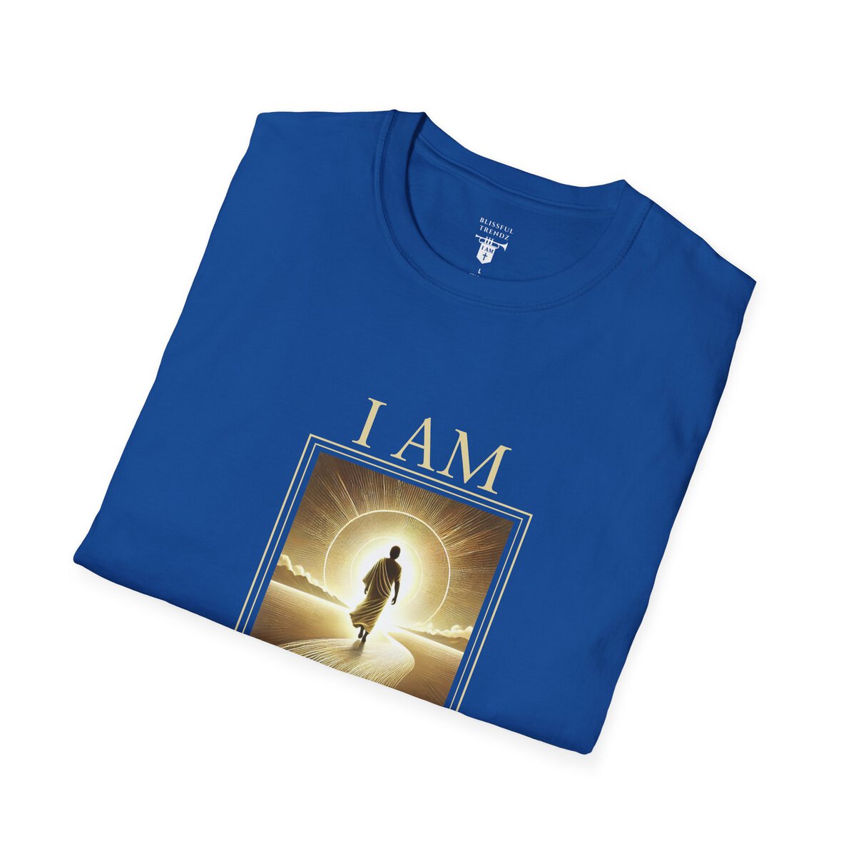 I AM Walking In Resurrection Power - Golden Path - Unisex Softstyle T-Shirt - Image 27
