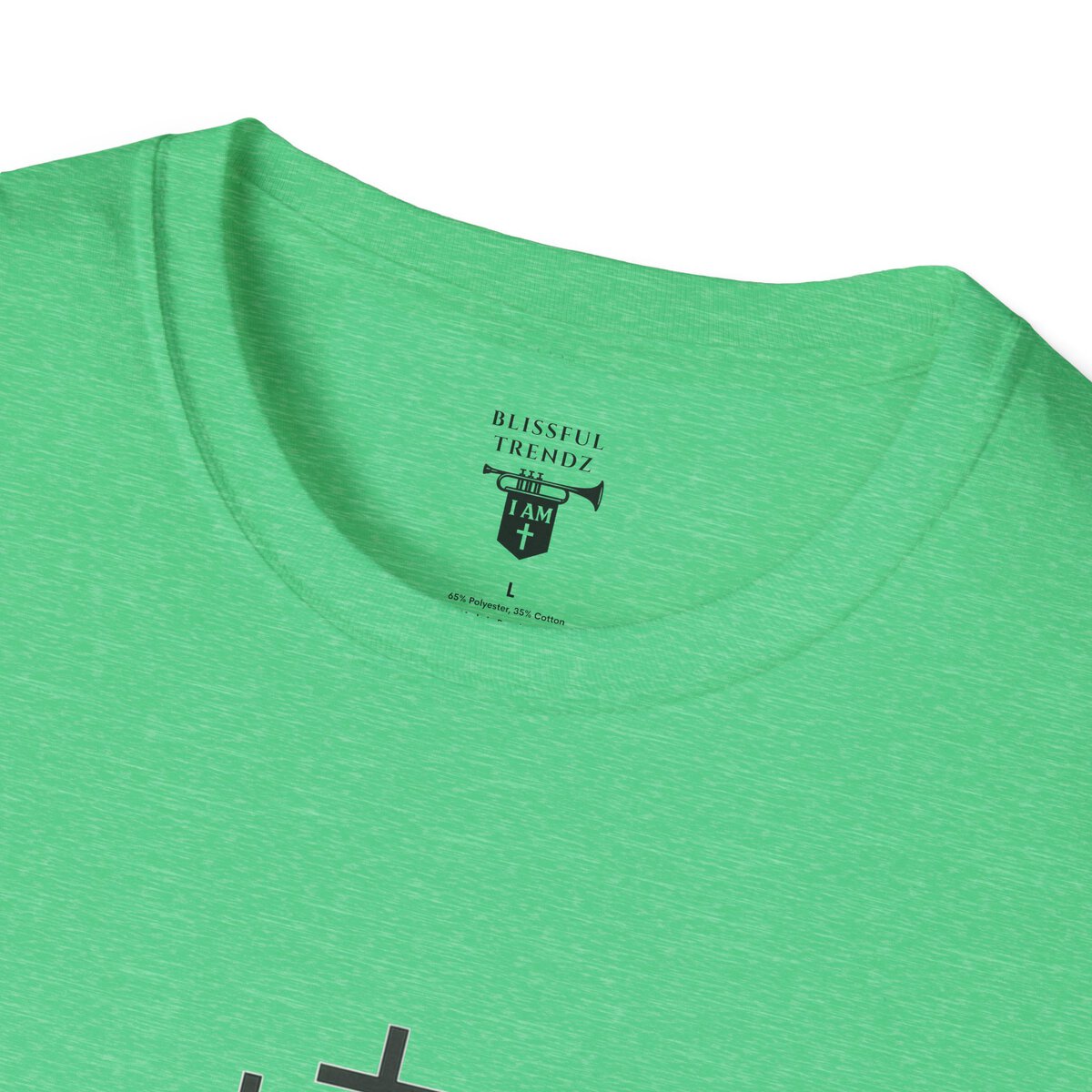 I AM Walking the Narrow Road - 1 JOHN 2:6 - Cross - BLK - Unisex Softstyle T-Shirt - Image 29