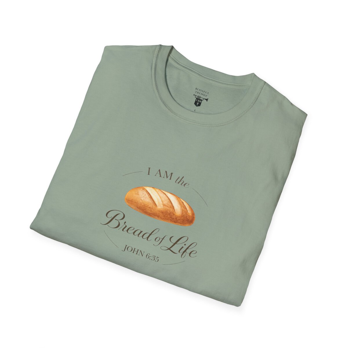 I AM the Bread of Life - JOHN 6:35 - Unisex Softstyle T-Shirt - Image 27