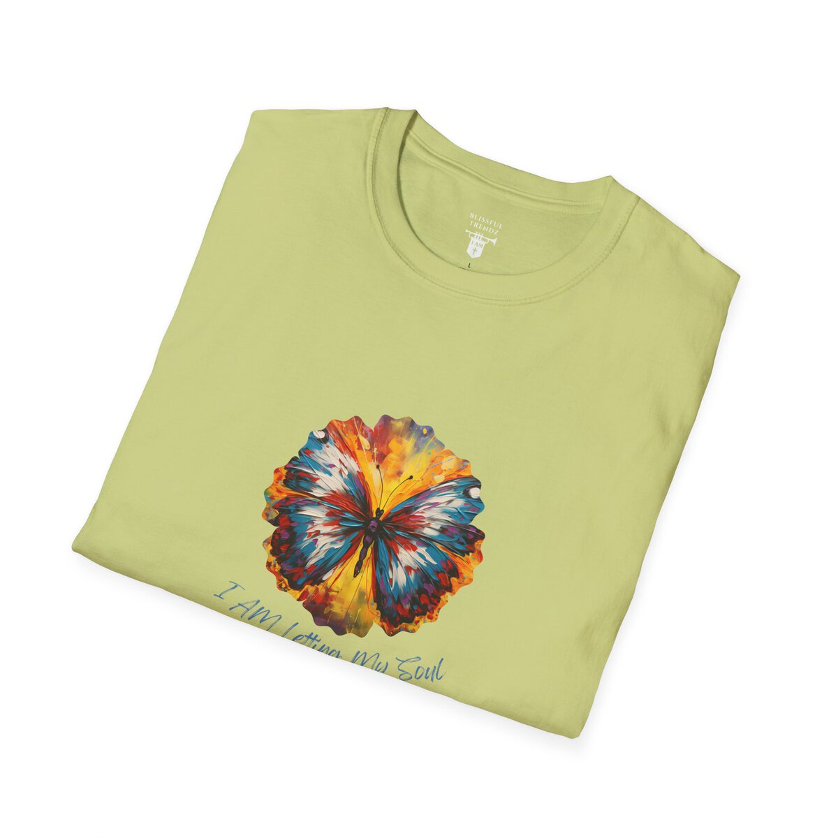 I AM Letting My Soul Take Flight - Butterfly - Unisex Softstyle T-Shirt - Image 18