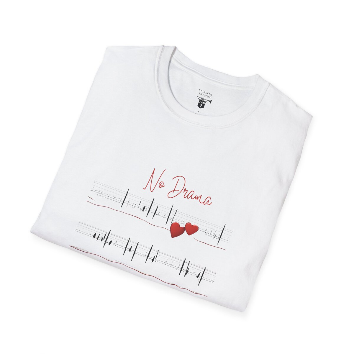No Drama - No Trauma - Unisex Softstyle T-Shirt - Image 6