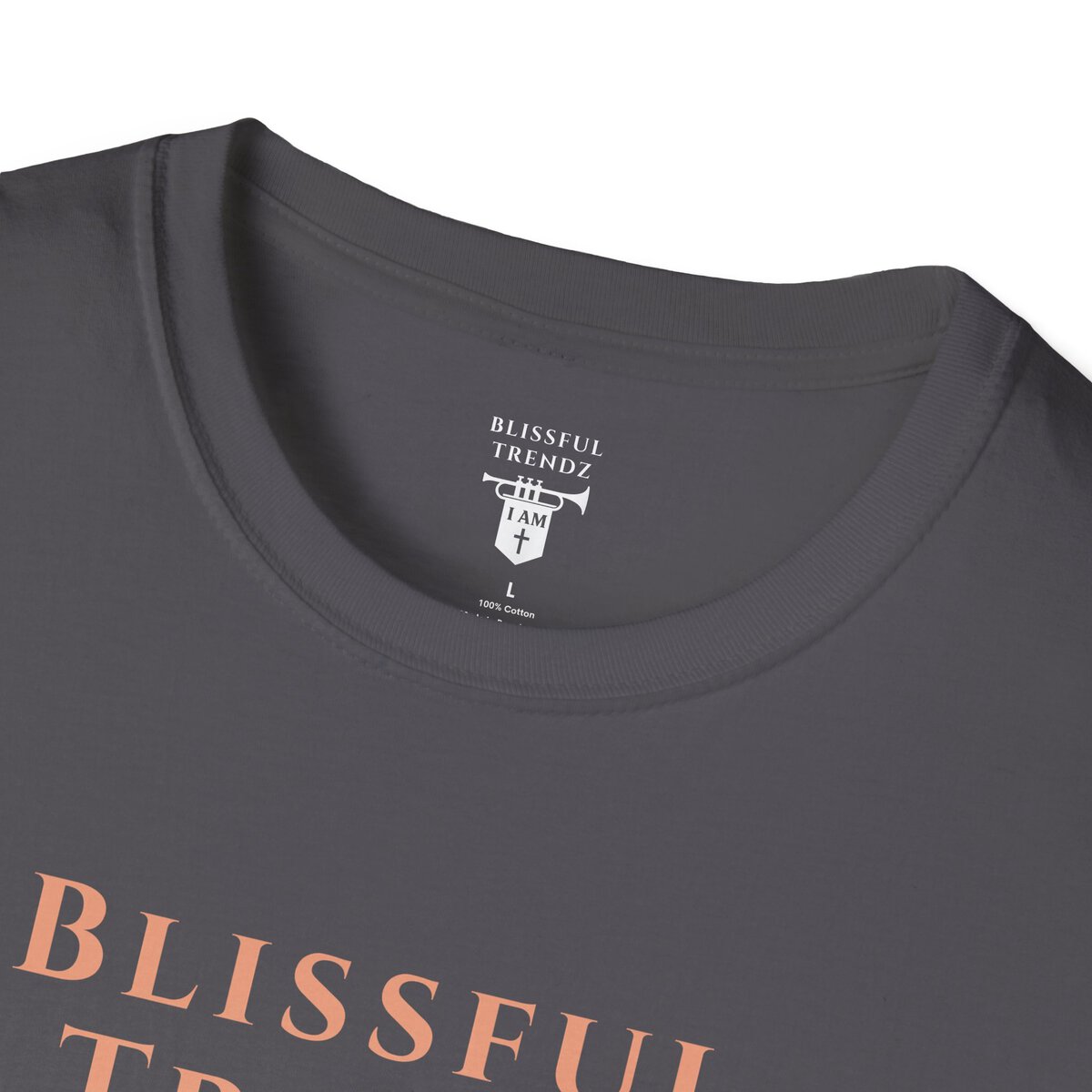 Blissful Trendz - I AM - Banners For The Battle - Raised For The Nations - PCH - Unisex Softstyle T-Shirt - Image 35
