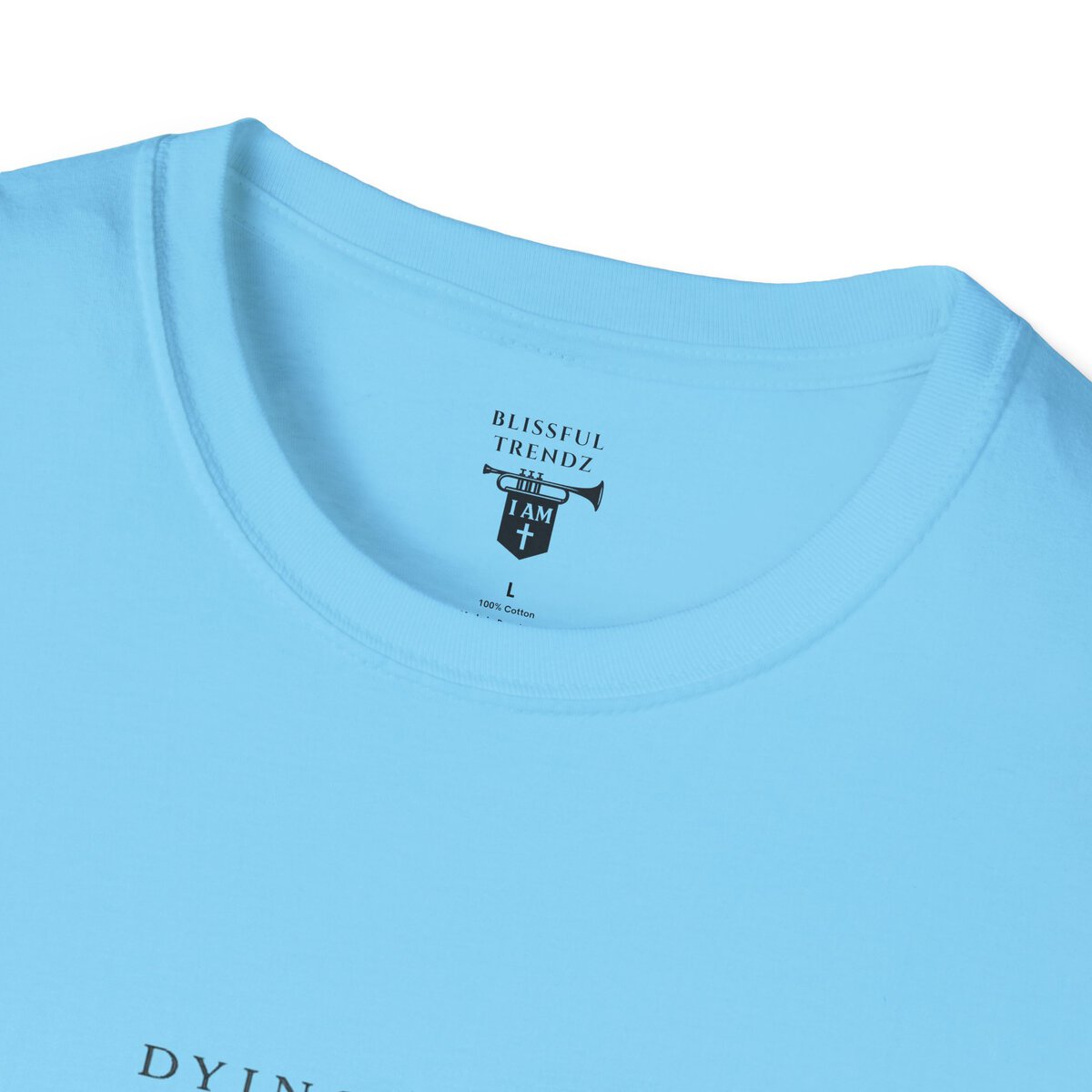DYING DAILY - LIVING FULLY - LUKE 9:23 - TYPOGRAPHY - Unisex Softstyle T-Shirt - Image 29