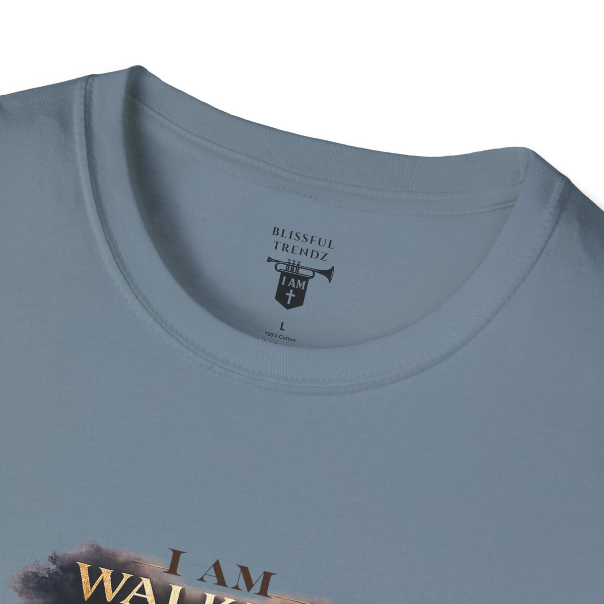 I AM WALKING WITH THEE DAILY - PSALM 119:105 - SCRIPTURE - Unisex Softstyle T-Shirt - Image 35
