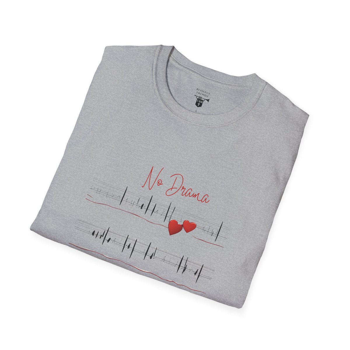 No Drama - No Trauma - Unisex Softstyle T-Shirt - Image 15