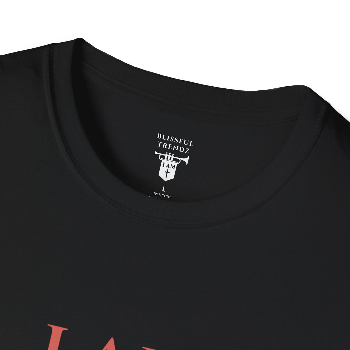 I AM Living a Christlike Life - 1 John 2:6 - Olive Branch - Unisex Softstyle T-Shirt - Image 5