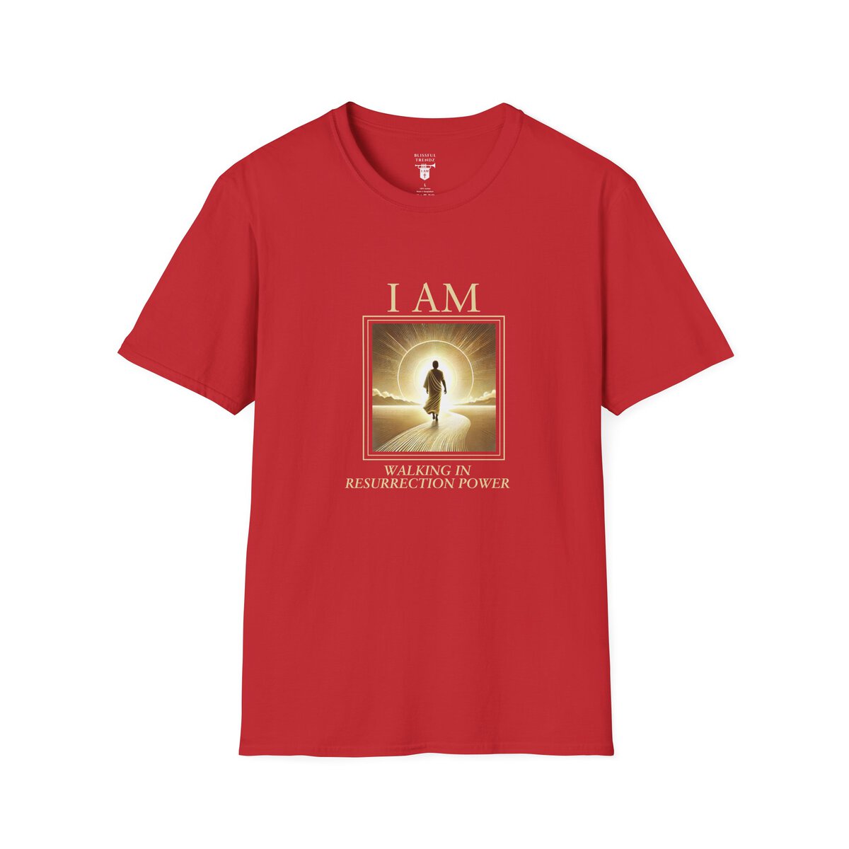 I AM Walking In Resurrection Power - Golden Path - Unisex Softstyle T-Shirt - Image 22
