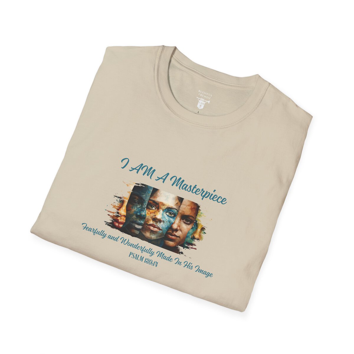 I AM A Masterpiece - Fearfully and Wonderfully Made In His Image - PSALM 139:14 - Unisex Softstyle T-Shirt - Image 6