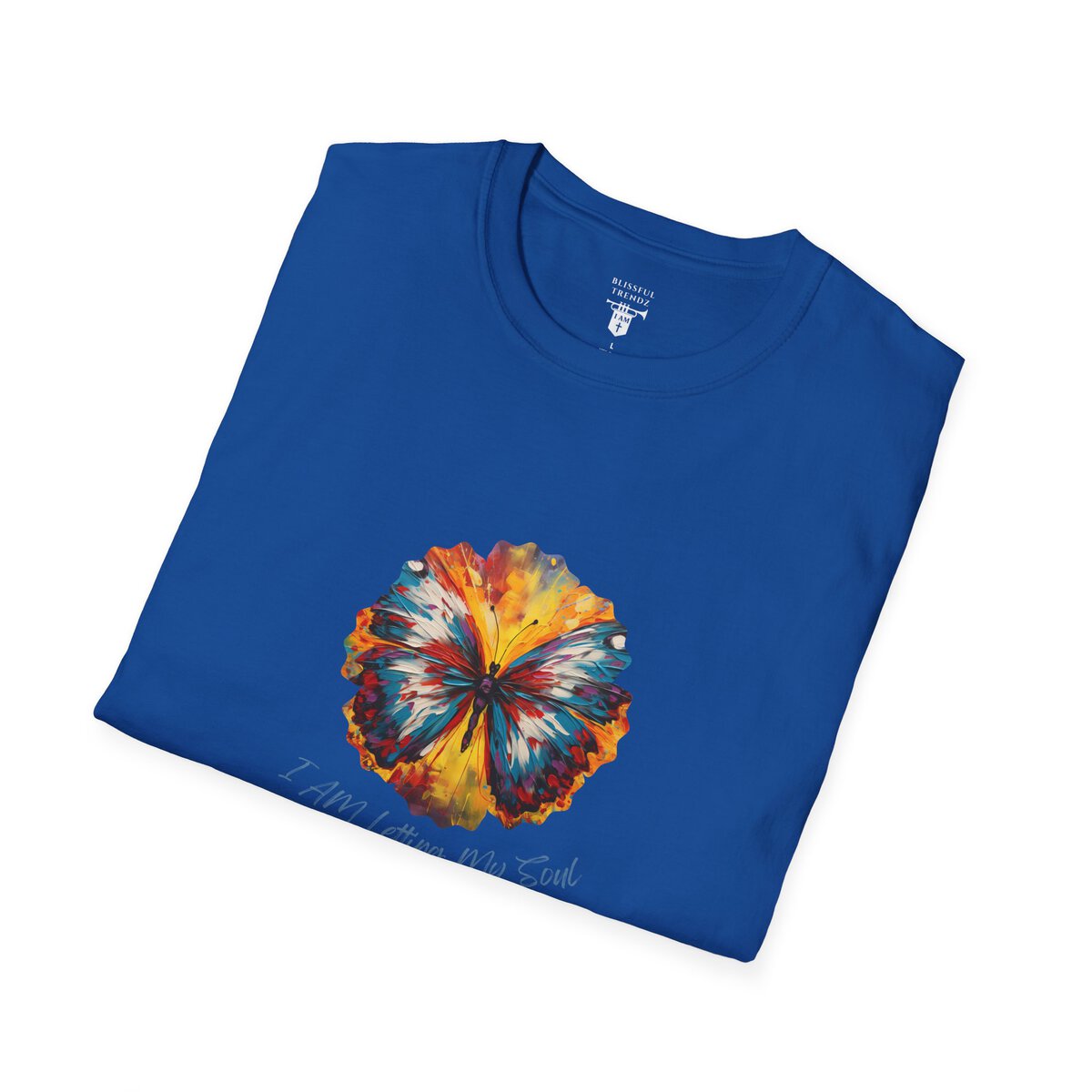 I AM Letting My Soul Take Flight - Butterfly - Unisex Softstyle T-Shirt - Image 27
