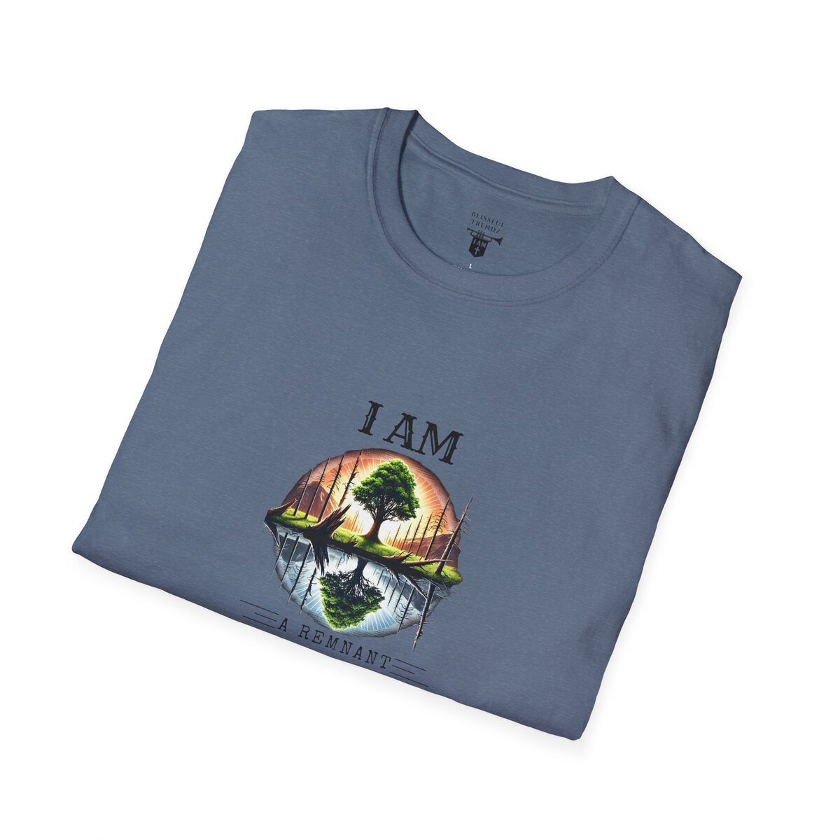 I AM A Remnant Rising - Tree - Unisex Softstyle T-Shirt - Image 36