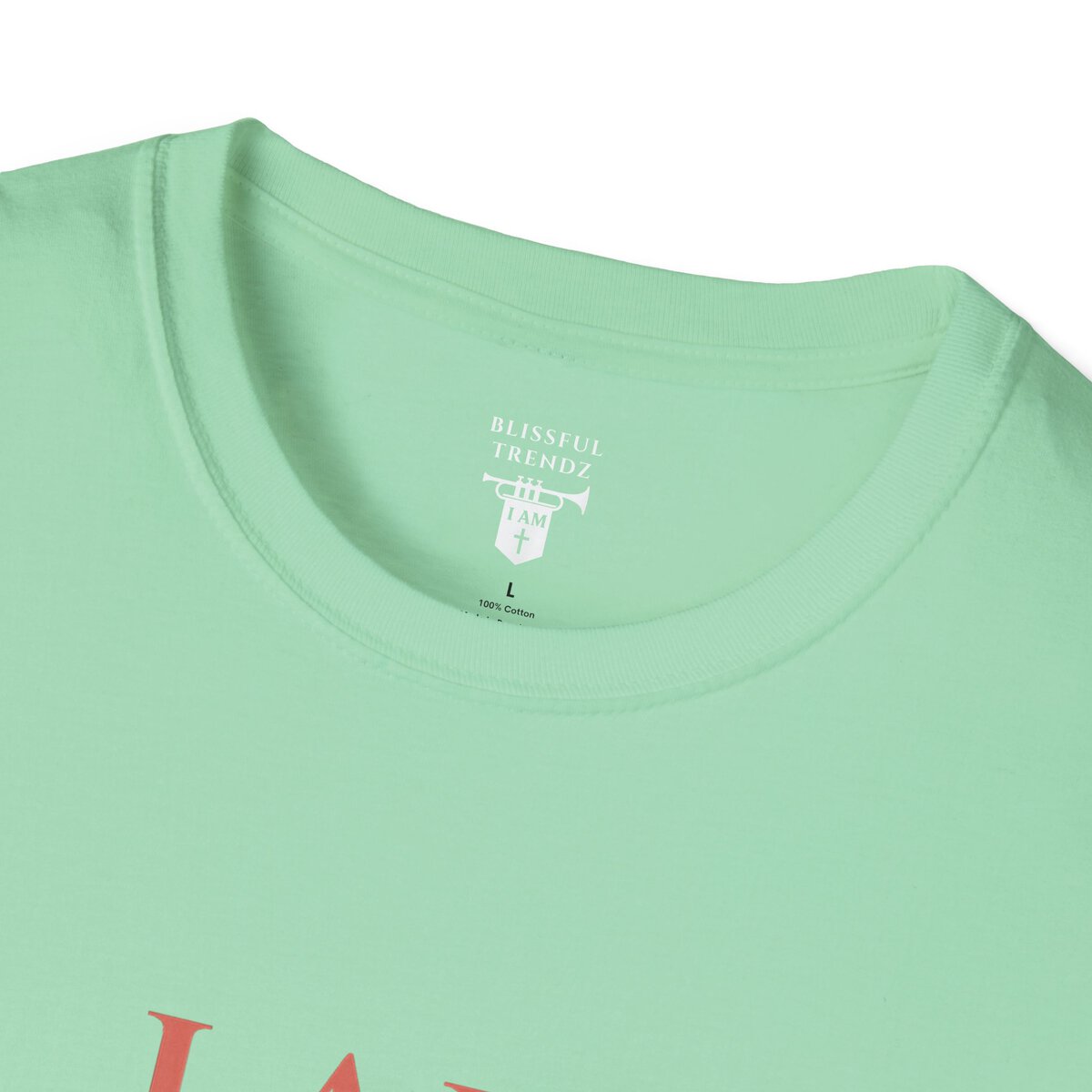 I AM Living a Christlike Life - 1 John 2:6 - Olive Branch - Unisex Softstyle T-Shirt - Image 20