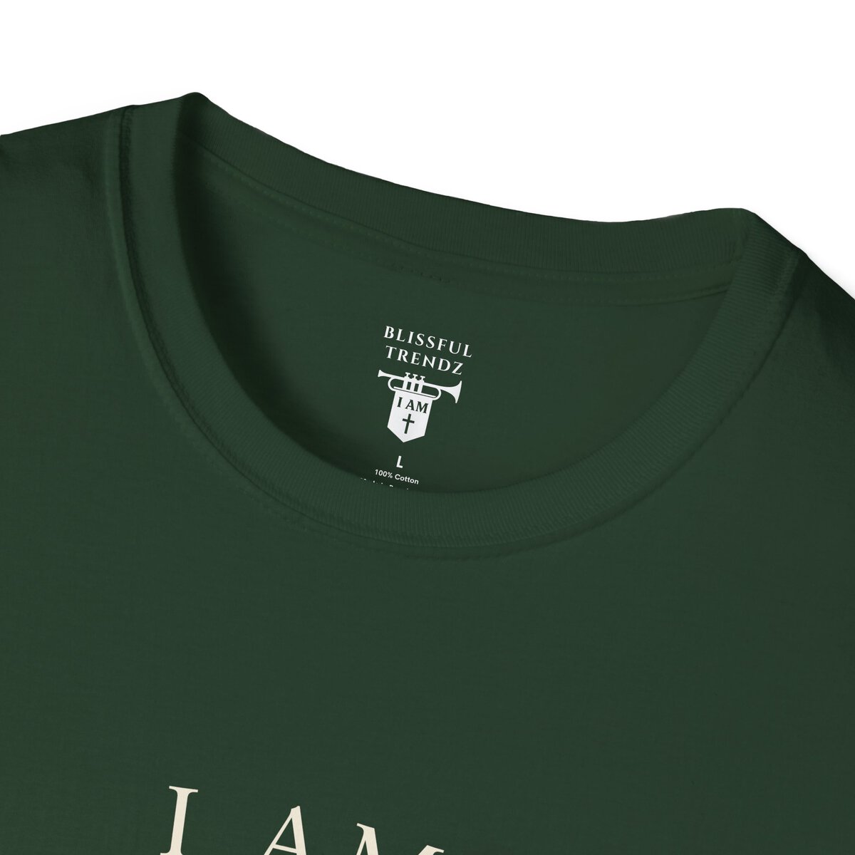 I AM Walking In Resurrection Power - Cross with Footprints - Unisex Softstyle T-Shirt - Image 20