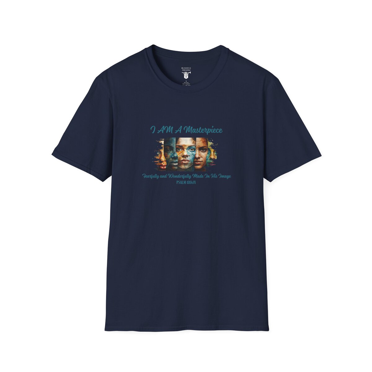 I AM A Masterpiece - Fearfully and Wonderfully Made In His Image - PSALM 139:14 - Unisex Softstyle T-Shirt - Image 28