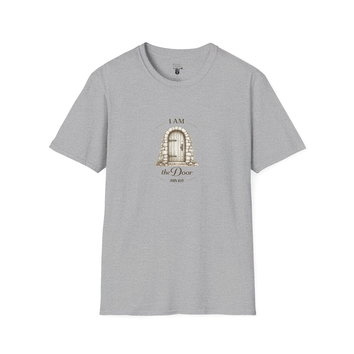 I AM the Door - JOHN 10:9 - Unisex Softstyle T-Shirt - Image 10