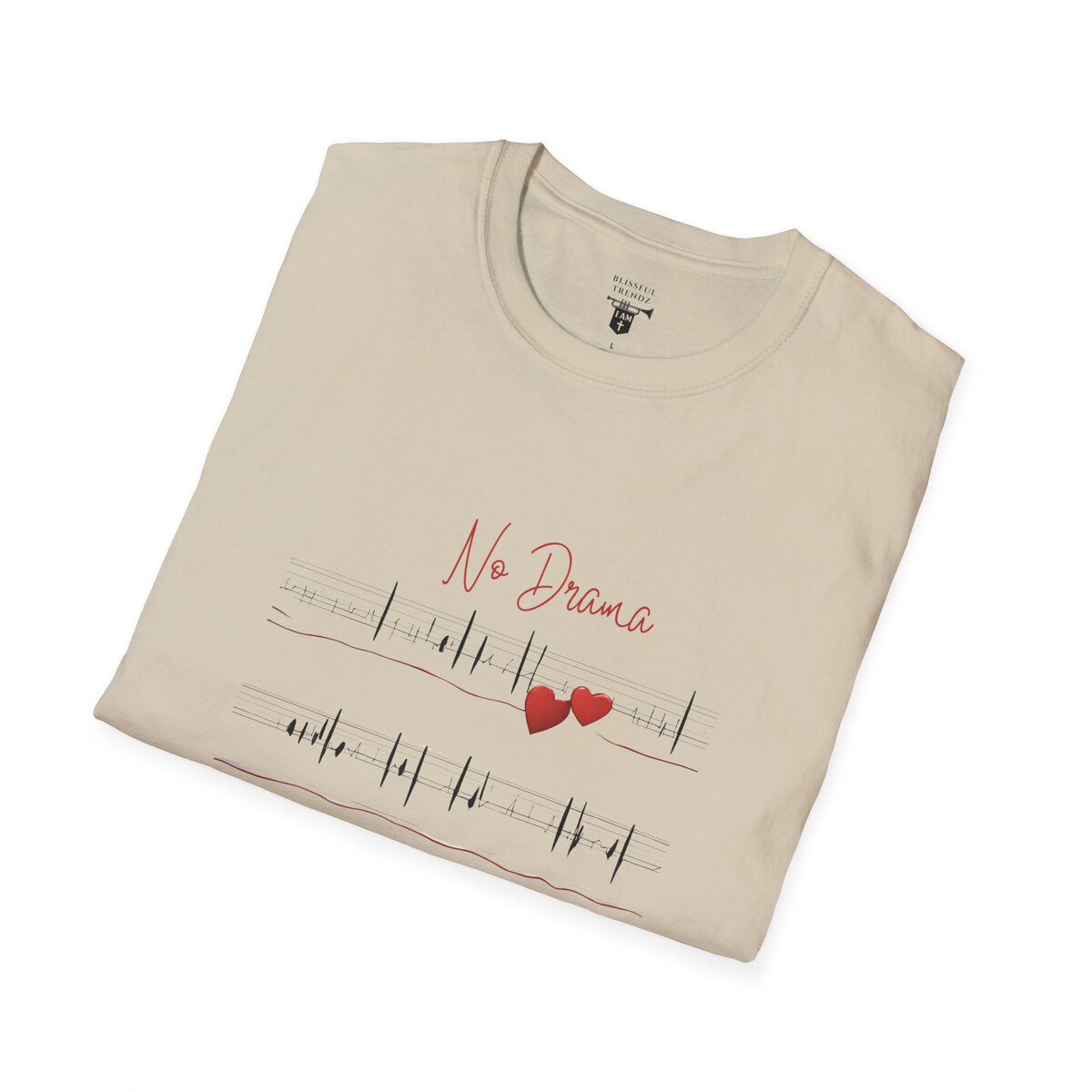 No Drama - No Trauma - Unisex Softstyle T-Shirt - Image 9
