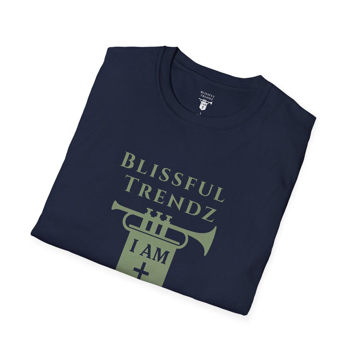 Blissful Trendz - I AM - Banners For The Battle - Raised For The Nations - SGE - Unisex Softstyle T-Shirt - Image 30